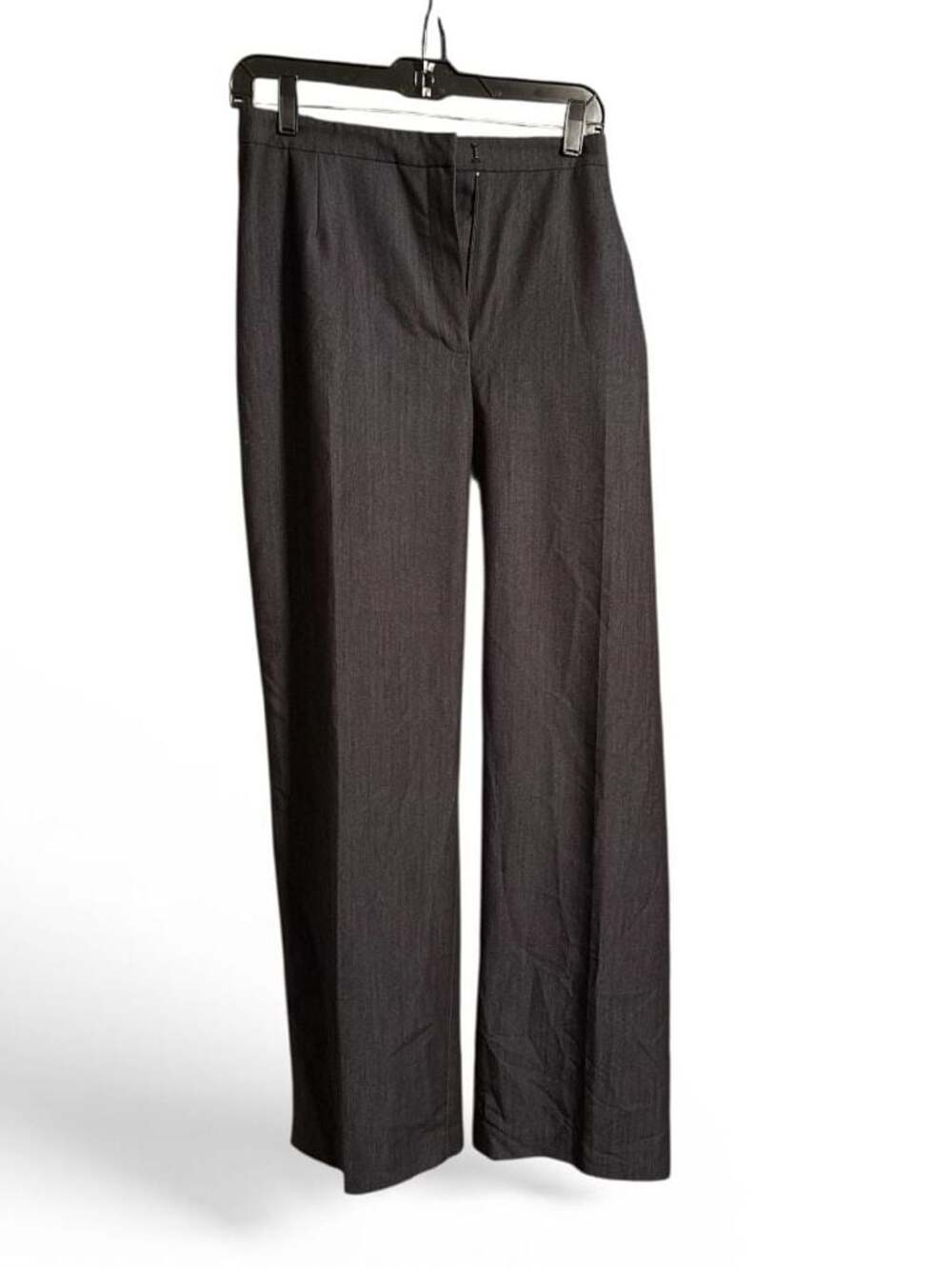 Kasper Women's Plus Size 18W Heathered Charcoal Wide Leg Trousers - Picture 4 of 4
